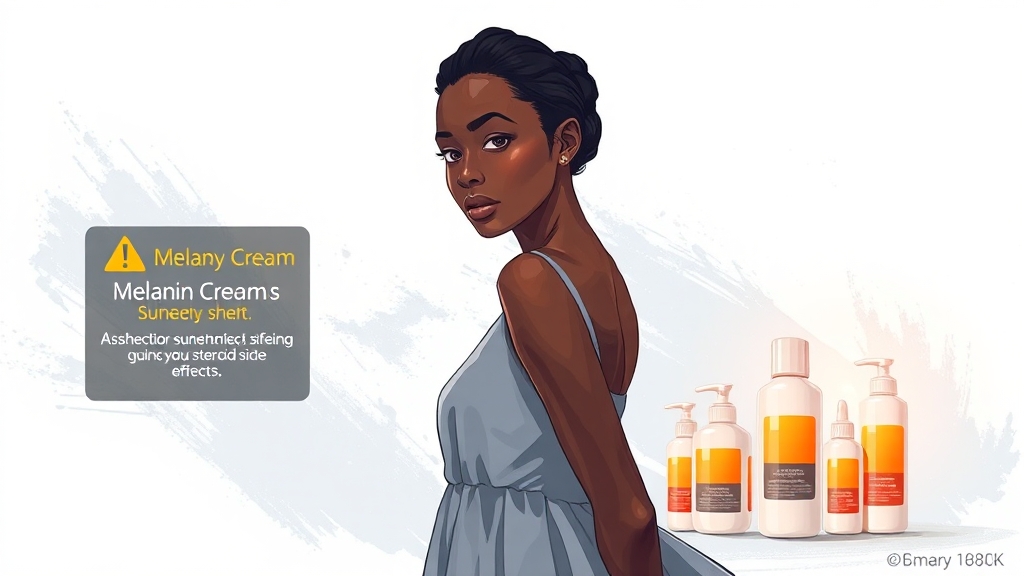 멜라논 크림, 주의사항은 무엇일까? (illustration 스타일)