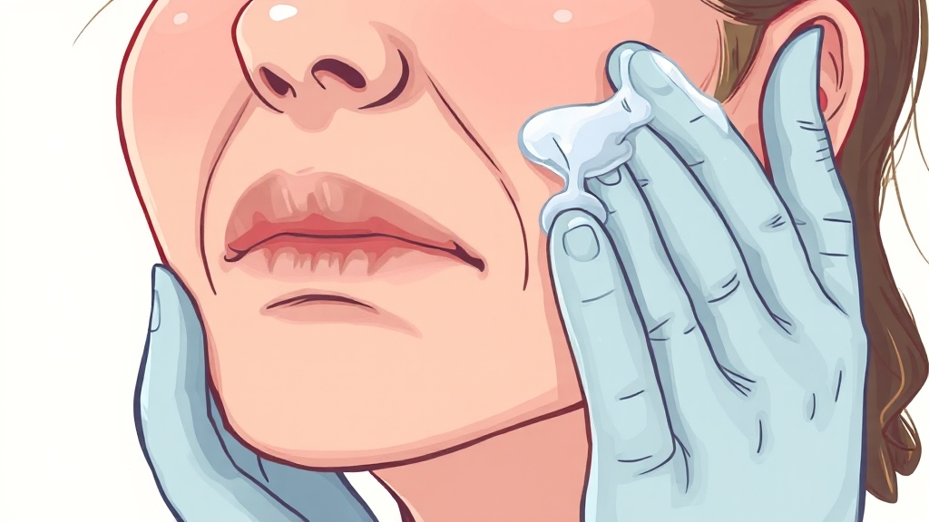 발치 후 관리법 (illustration 스타일)