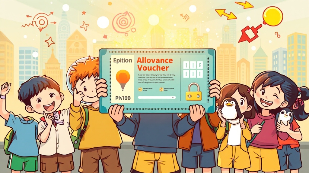 교육급여 관련 FAQ (cartoon 스타일)