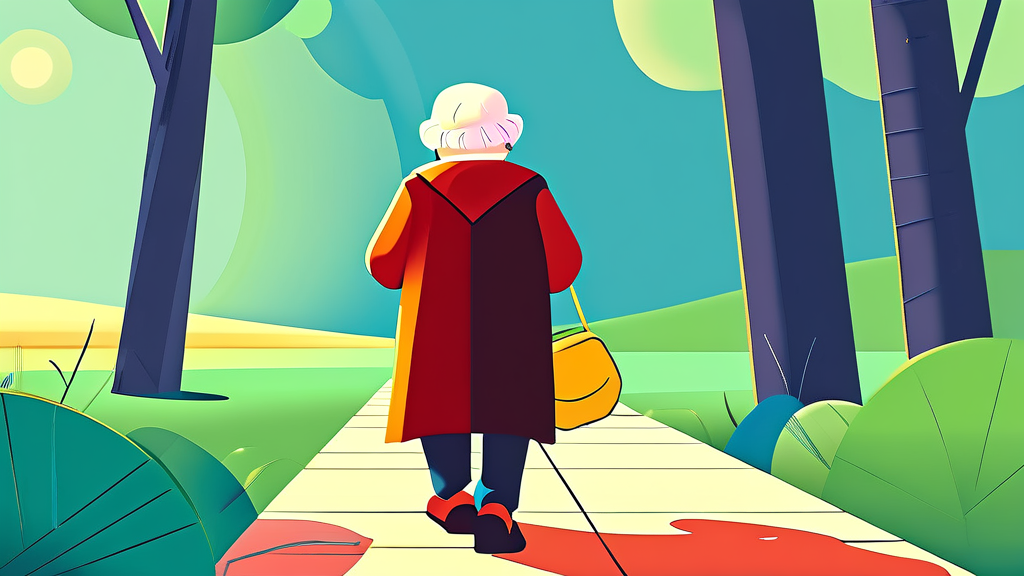 국민연금 수령 방법: 노령연금 기본 안내 (illustration 스타일)