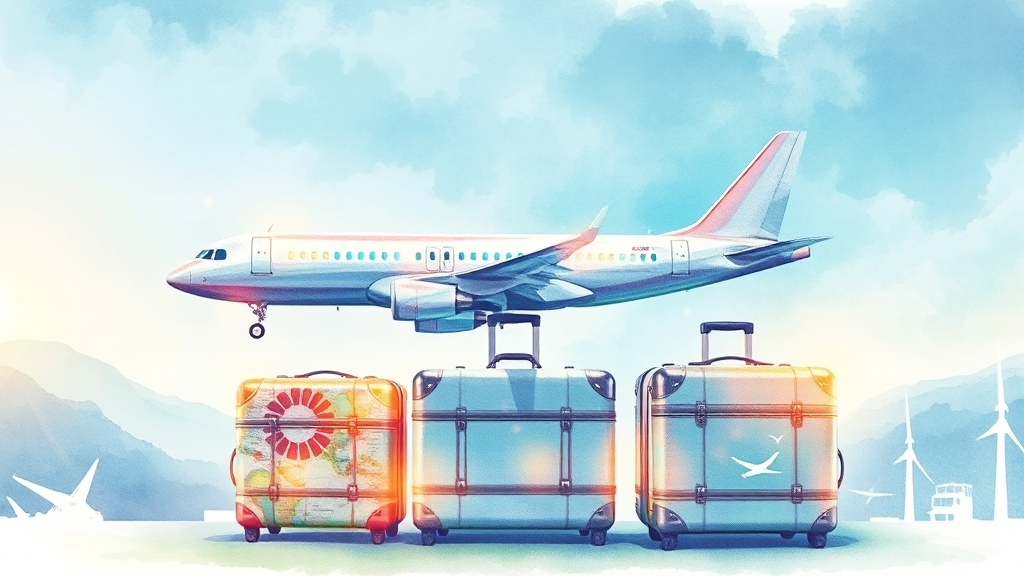 항공사별 프로모션 비교 (watercolor 스타일)