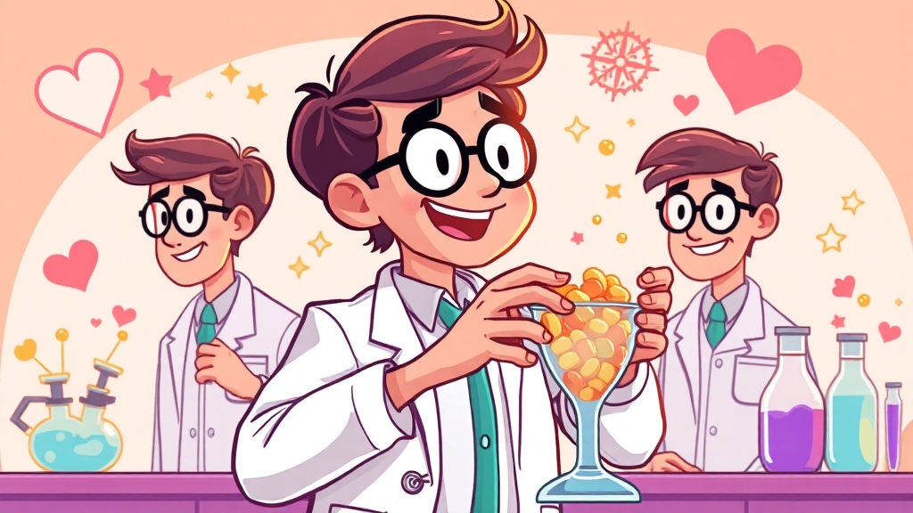 리박트과립 복용법 및 용량 (cartoon 스타일)