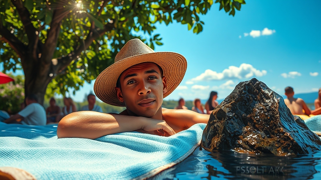 온열질환 예방, 이렇게 실천하세요! (realistic 스타일)