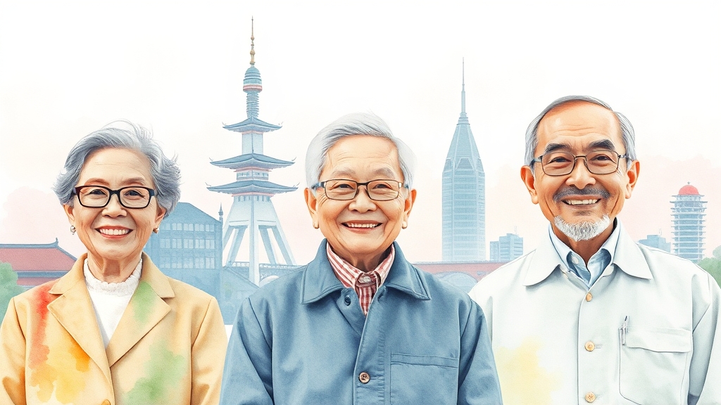 지역별 노인일자리 정보 (watercolor 스타일)