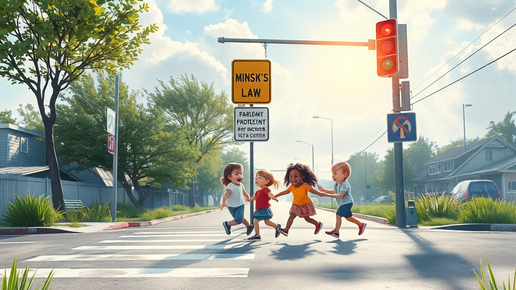 스쿨존 처벌 강화, 왜 필요할까? (watercolor 스타일)