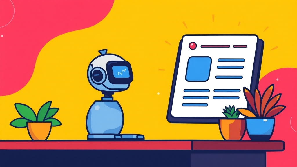 시스템 운영 & 개선 (cartoon 스타일)