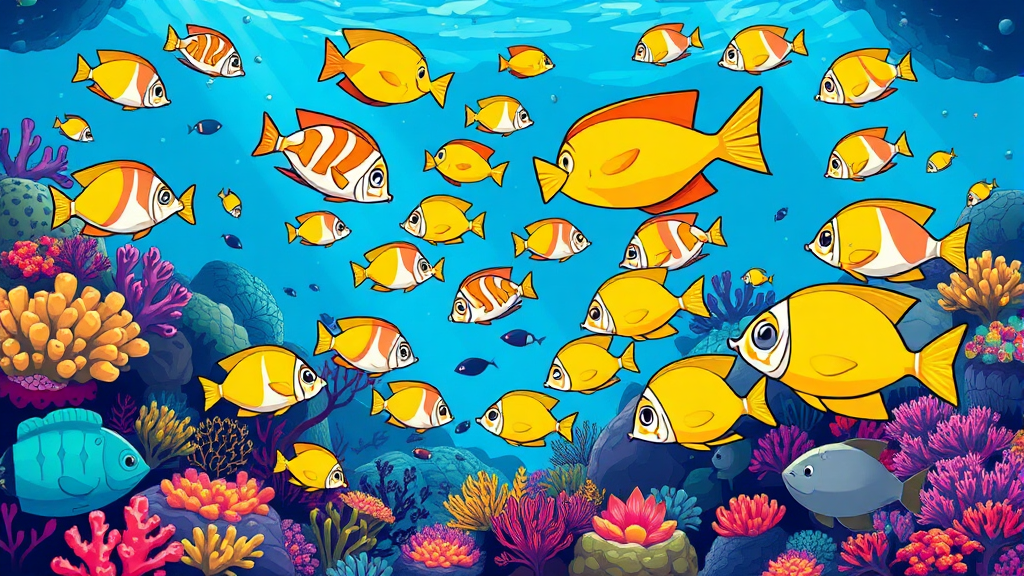 마나도, 매력적인 여행지 (cartoon 스타일)