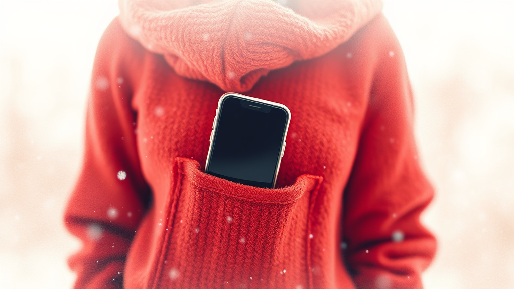 스마트폰 ‘체온’ 유지 방법 (watercolor 스타일)