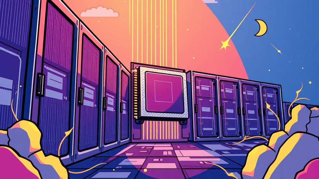 삼성전자 HBM4, 24만원 목표주가와 AI 시대 실적 전망 4 삼성전자, HBM4 양산으로 AI 반도체 시장 주도권 확보 (cartoon 스타일)