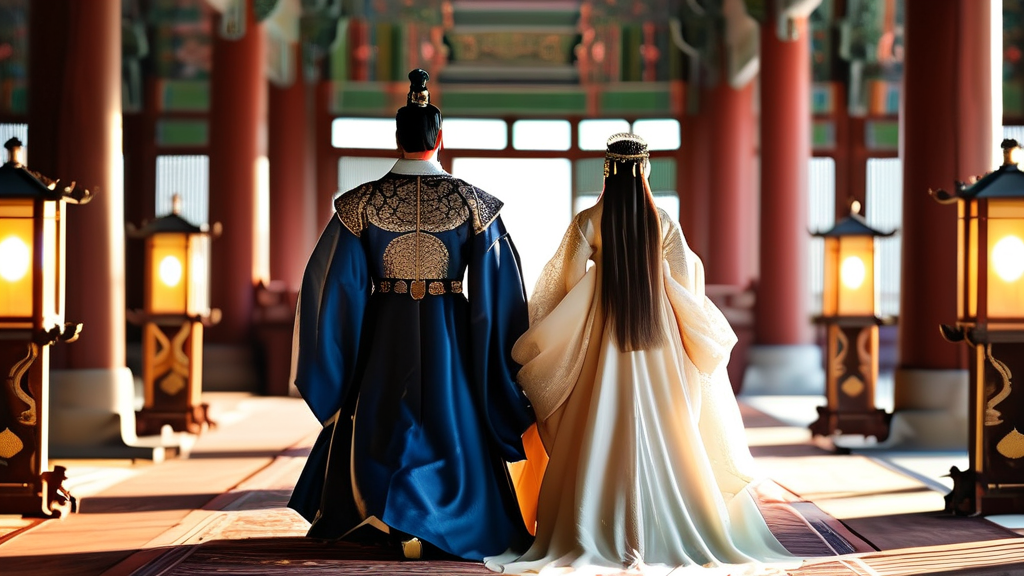 이안대군과 성희주의 계약 결혼: 시작과 과정 (realistic 스타일)