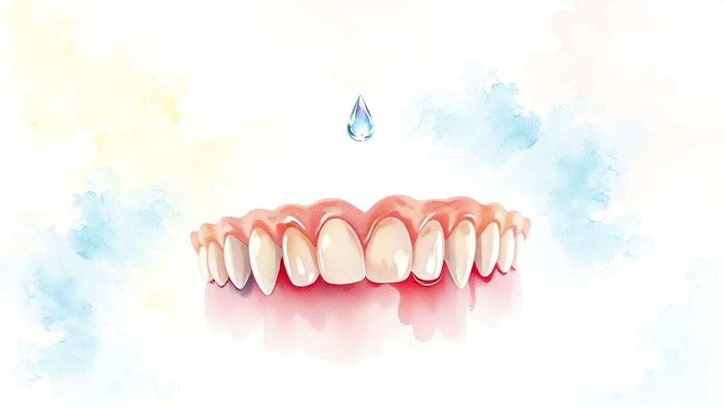 잇몸 이식, 레이저 치료 효과는? (watercolor 스타일)