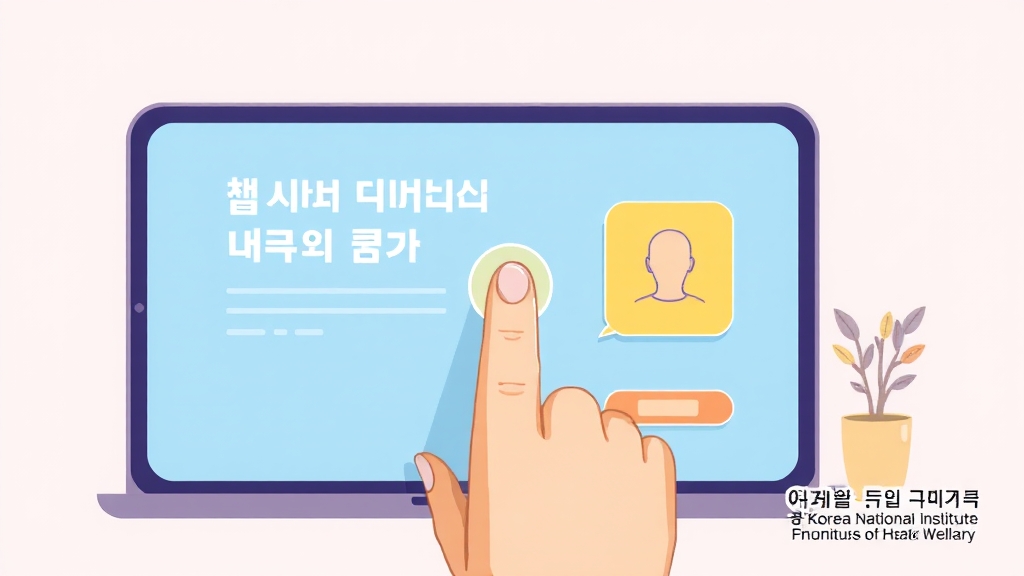 교육 신청, 어렵지 않아요! (illustration 스타일)