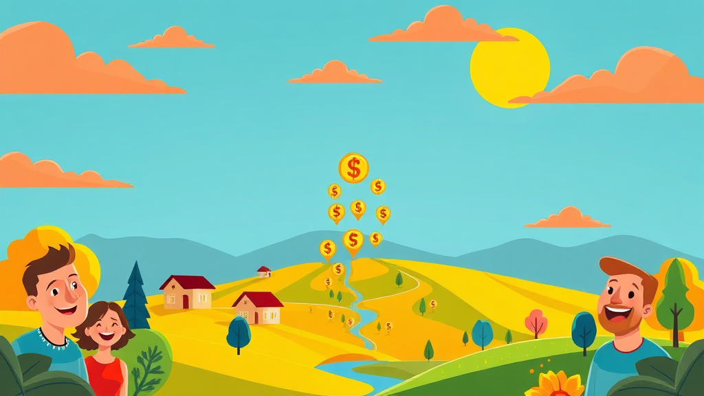 2026 설날/추석 명절 지원금 총정리: 지역별 지급액, 신청 방법 완벽 가이드 3 지역별 지원금, 얼마나 받을까? (cartoon 스타일)