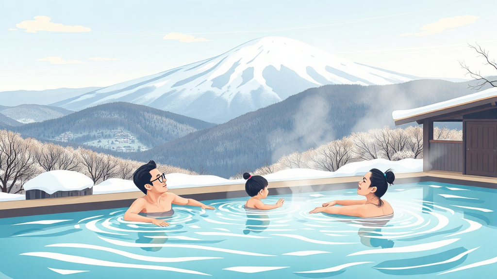 소백산 온천리조트, 어떤 곳? (illustration 스타일)