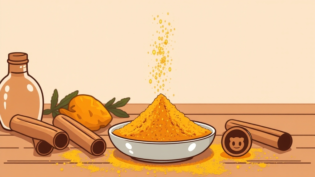 똑똑하게 계피가루 활용하기 (illustration 스타일)