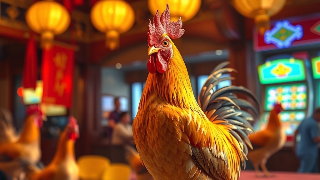 2026년 닭띠 재물운 (realistic 스타일)