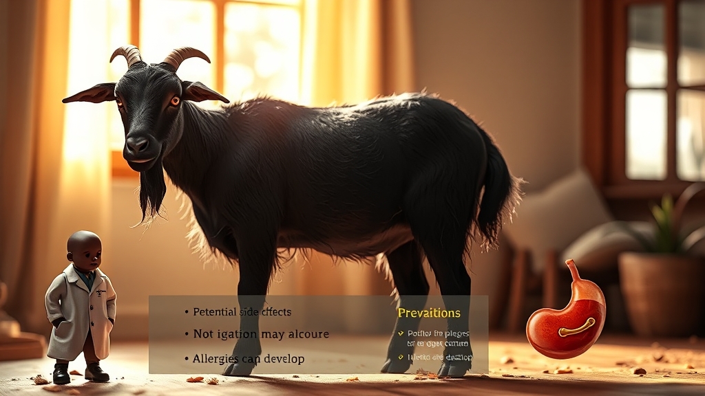 섭취 시 주의사항 (realistic 스타일)