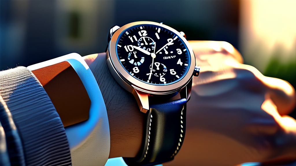 스마트폰처럼 편리하게! 갤럭시 워치 활용법 (realistic 스타일)