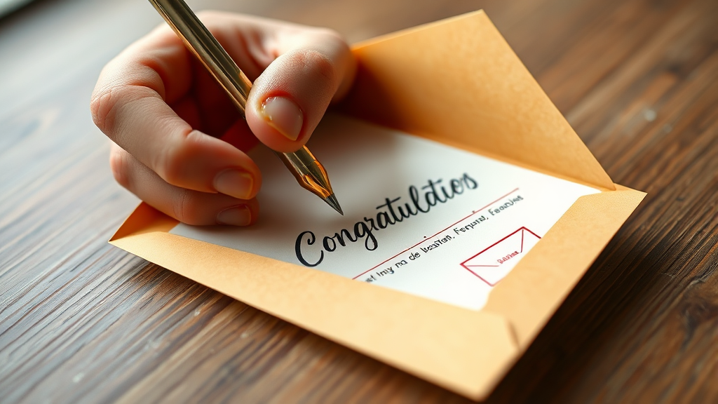 봉투 속지 작성: 금액 표기 팁 (realistic 스타일)