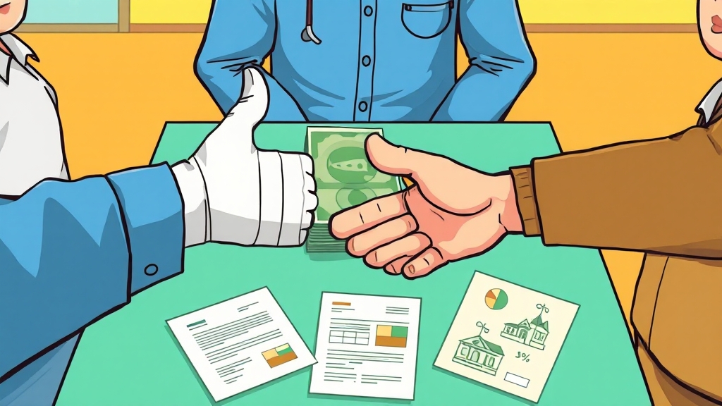 합의 시기 결정 & 현금 합의 주의사항 (cartoon 스타일)