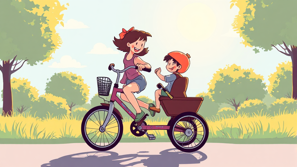 트라이크 유모차, 장점과 단점은? (illustration 스타일)