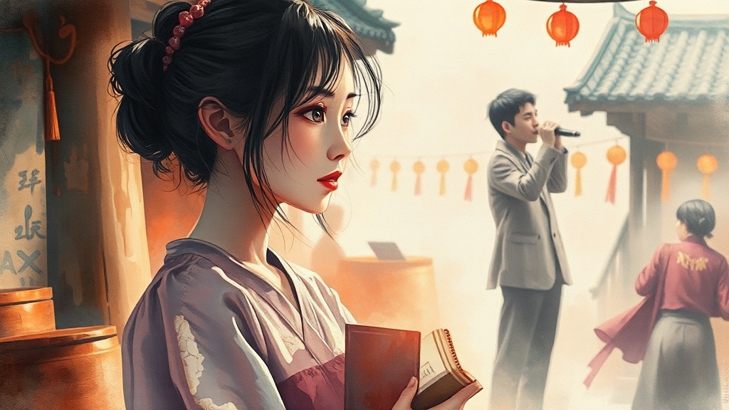 대표 히트곡과 업적 (watercolor 스타일)