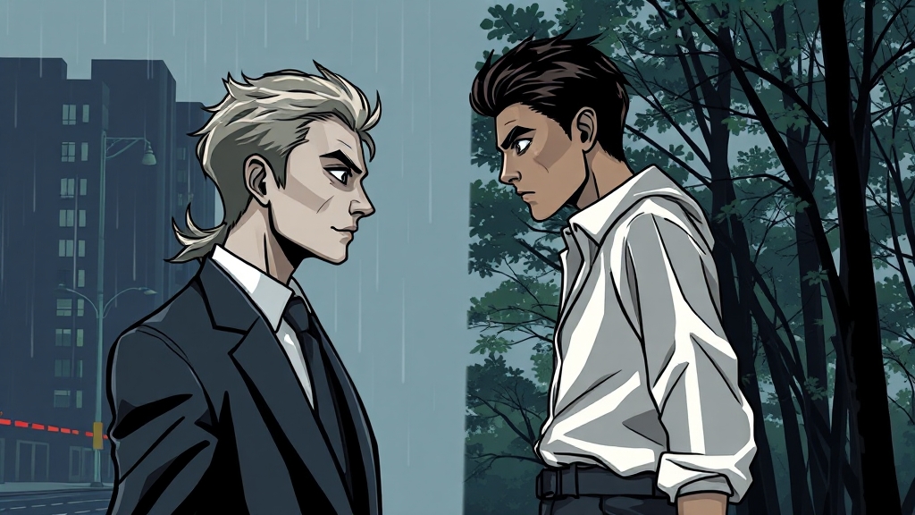 원인: 선천적 vs 후천적 (illustration 스타일)