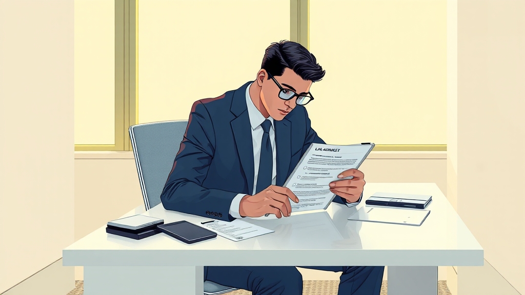 관리비 및 추가 비용 검토 (illustration 스타일)