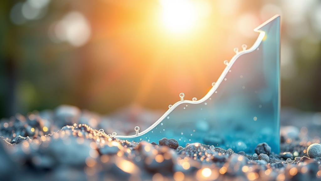 2차전지 양극재 시장 전망 (realistic 스타일)