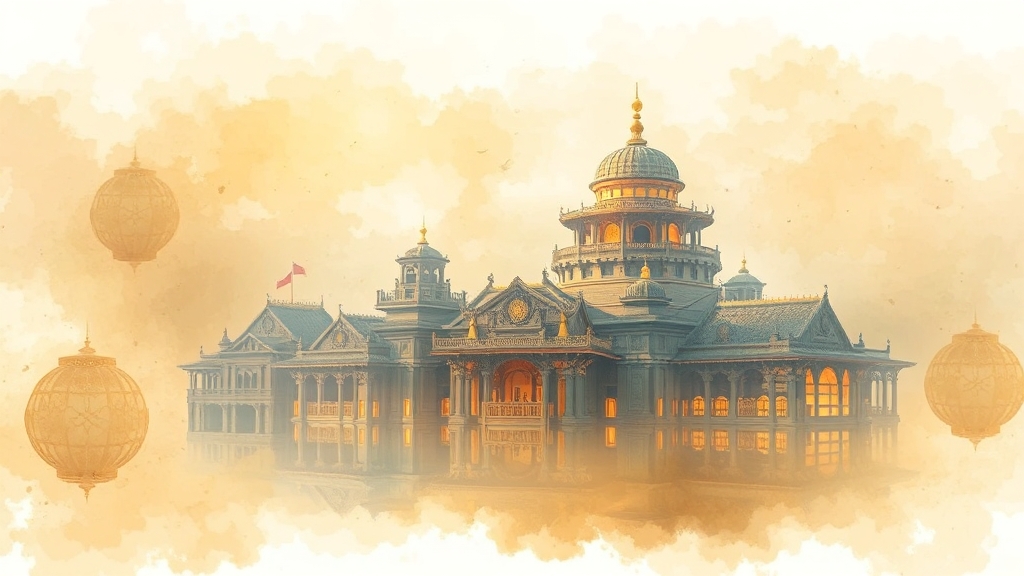 입지 및 주변 시세 비교 (watercolor 스타일)