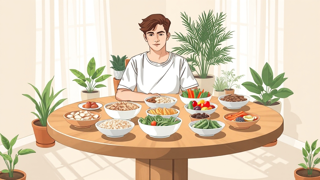 식습관, 어떻게 바꿔야 할까요? (illustration 스타일)