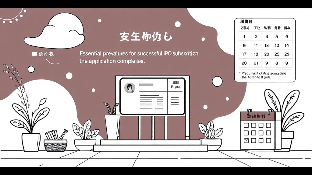 케이뱅크 공모주 청약, 성공을 위한 필수 주의사항 (illustration 스타일)