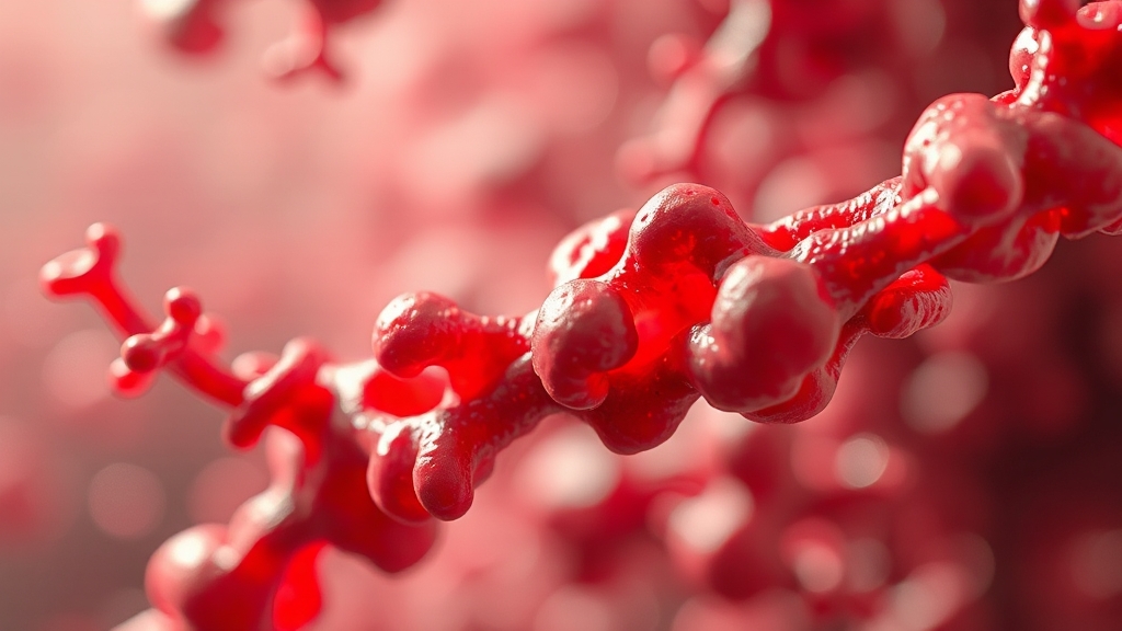 알부민의 주요 기능 (realistic 스타일)