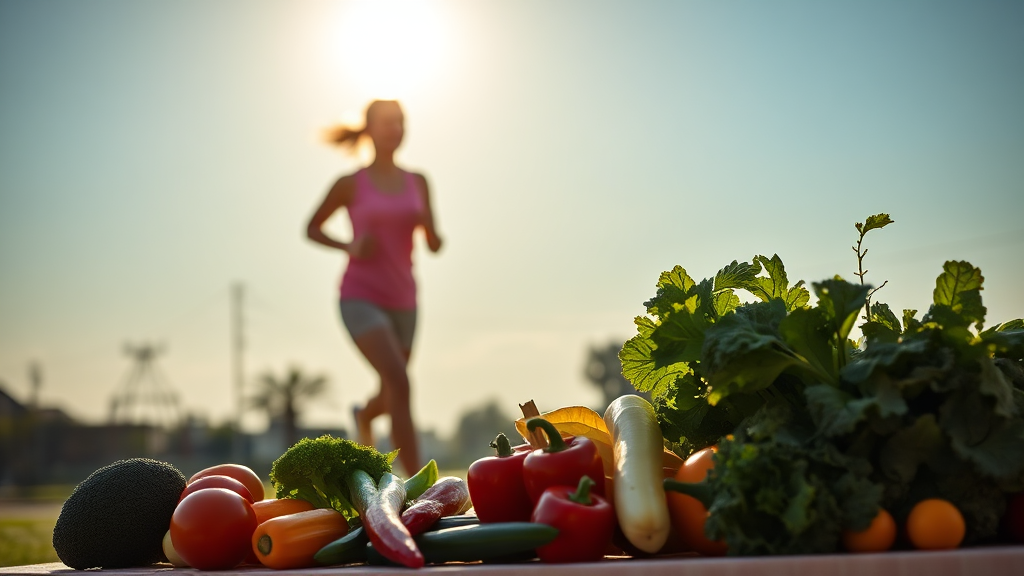 건강 관리 및 유지 (realistic 스타일)