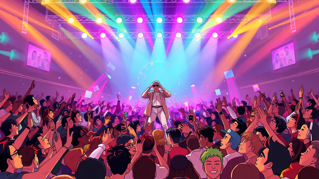 화려한 라인업 공개 (cartoon 스타일)