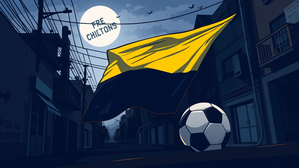 과거 월드컵, 안전 문제는 없었을까? (illustration 스타일)