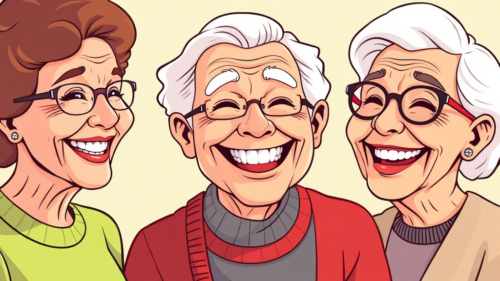 틀니 지원 내용 상세 안내 (cartoon 스타일)