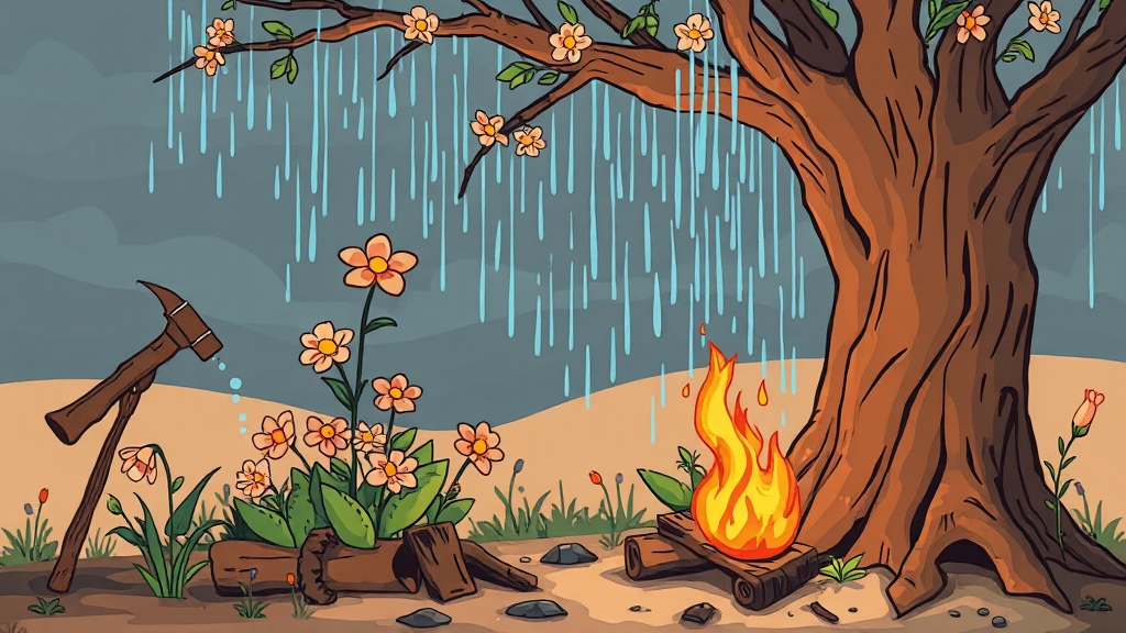 유사 속담 비교 (cartoon 스타일)