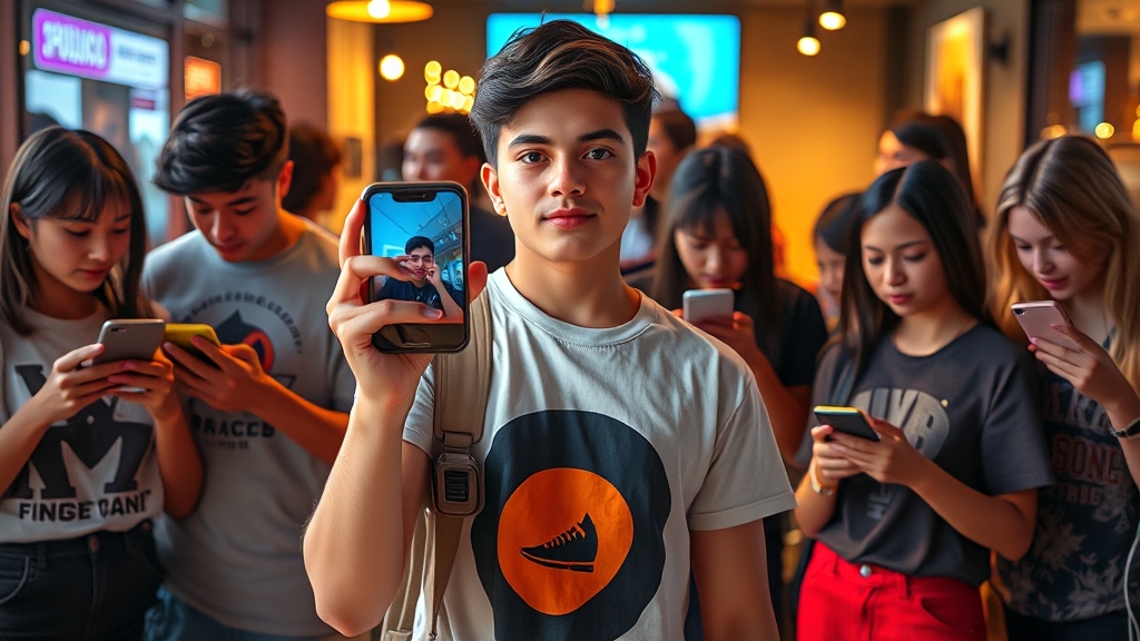 Z세대, 누구인가: 특징과 가치관 (realistic 스타일)