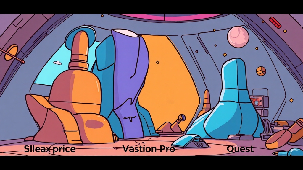 갤럭시 XR vs 경쟁 제품 심층 비교 (cartoon 스타일)