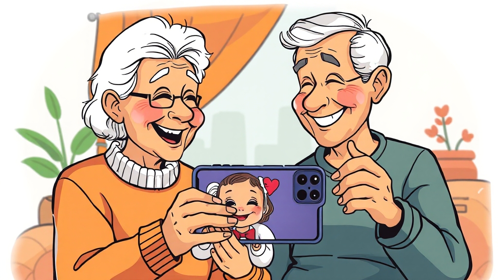 갤럭시 A36: 효도폰으로 딱? (cartoon 스타일)