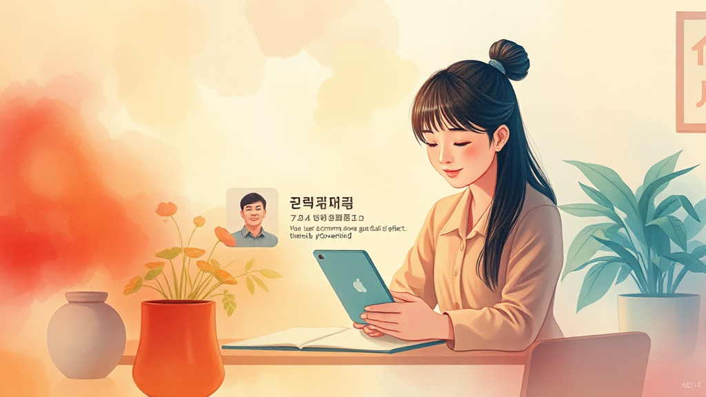 세대주 확인 및 필요 서류 (watercolor 스타일)