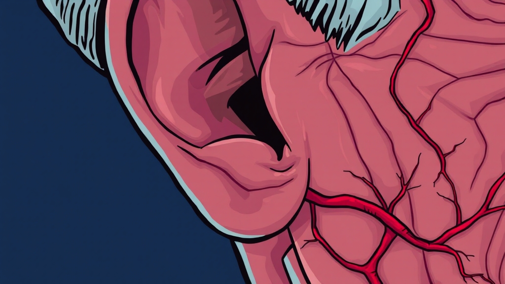 귓불 주름, 왜 생기는 걸까? (cartoon 스타일)