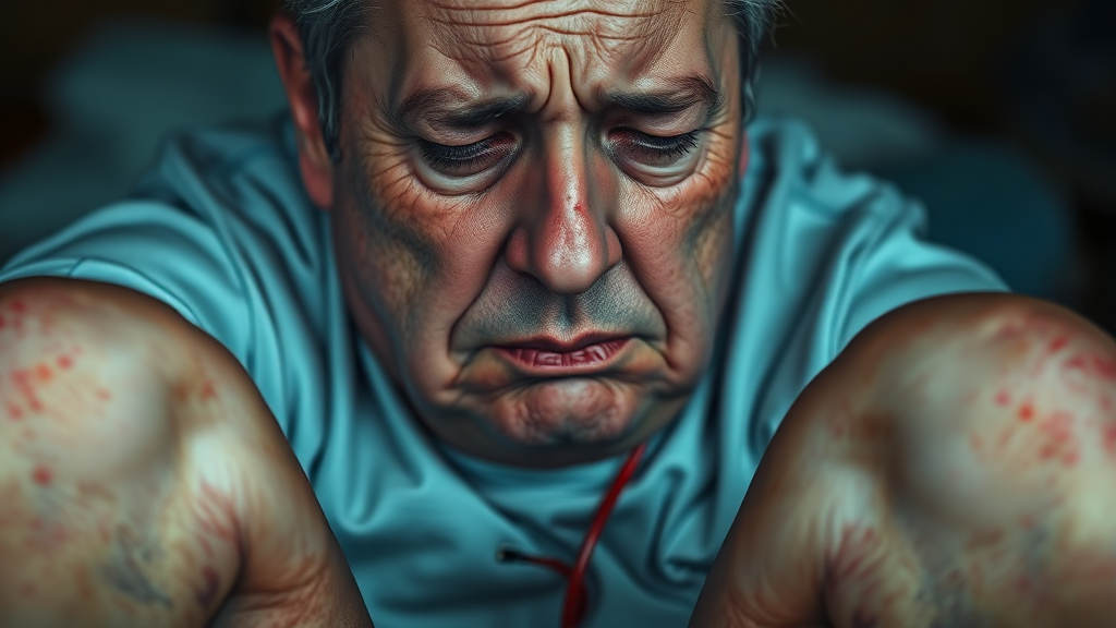 신장 기능 저하 시 증상 상세 분석 (realistic 스타일)