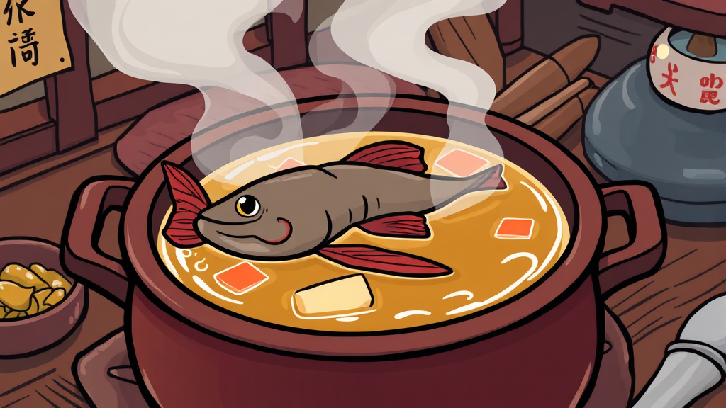 추어탕 맛집: 지역별 유명 식당 소개 (cartoon 스타일)