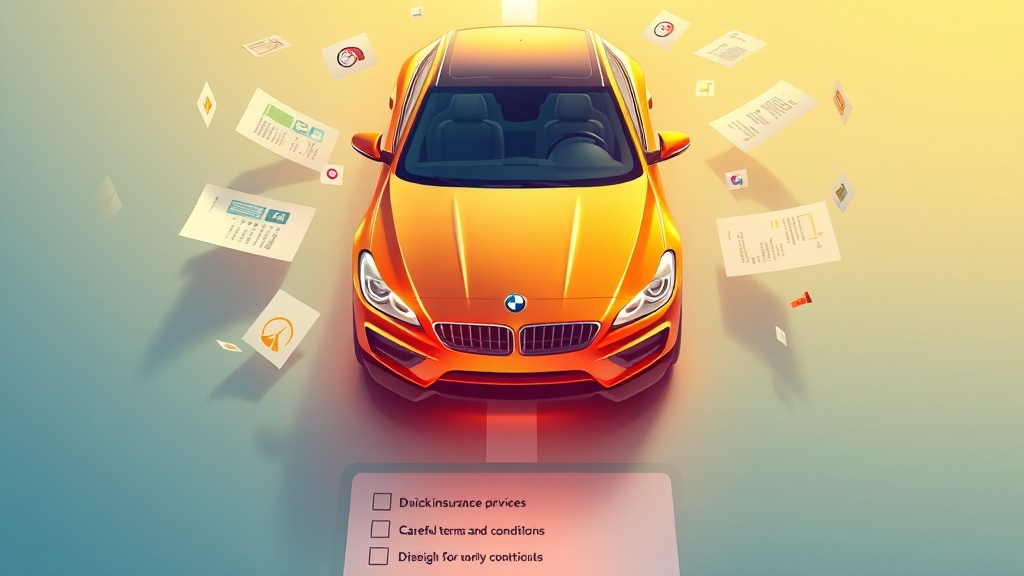 보험사별 운전자보험, 어떤 차이가 있을까요? (illustration 스타일)