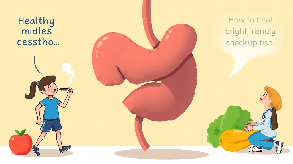 췌장암 예방 전략 (illustration 스타일)