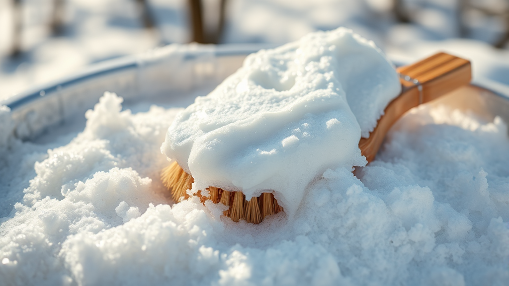 패딩 손세탁 방법 (realistic 스타일)