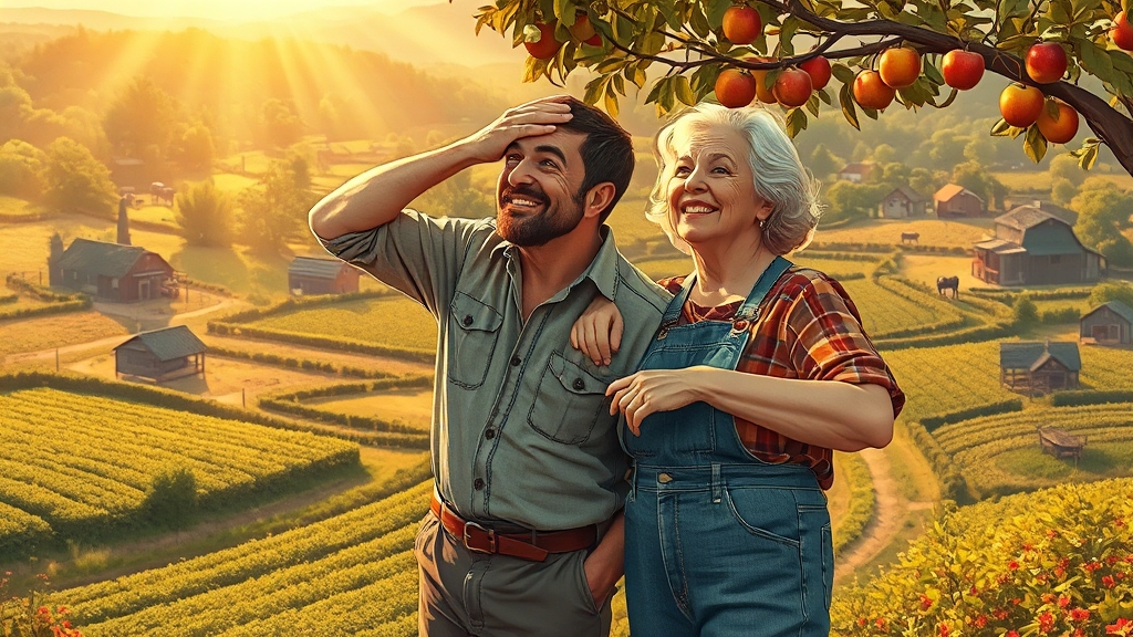 성공적인 귀농귀촌을 위한 준비부터 정착까지 A-Z 가이드 9 행복한 귀농귀촌을 위하여 (realistic 스타일)