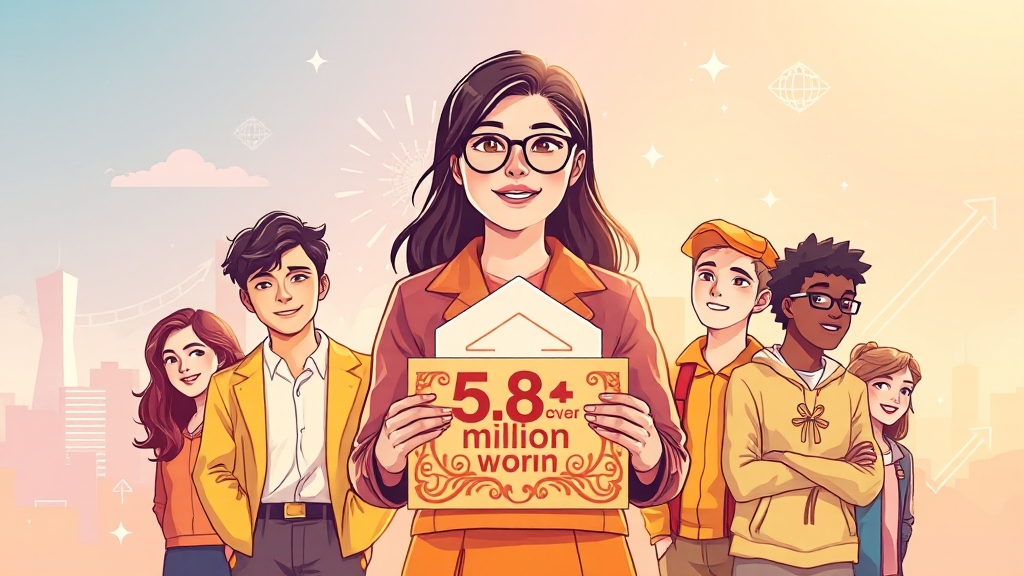 지원금 구조와 적립 방식 (illustration 스타일)